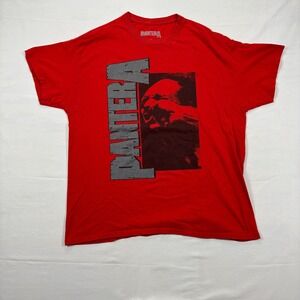 Pantera Shirt XL World Tour 2023 Graphic Band For The Fans Legacy Red Cotton